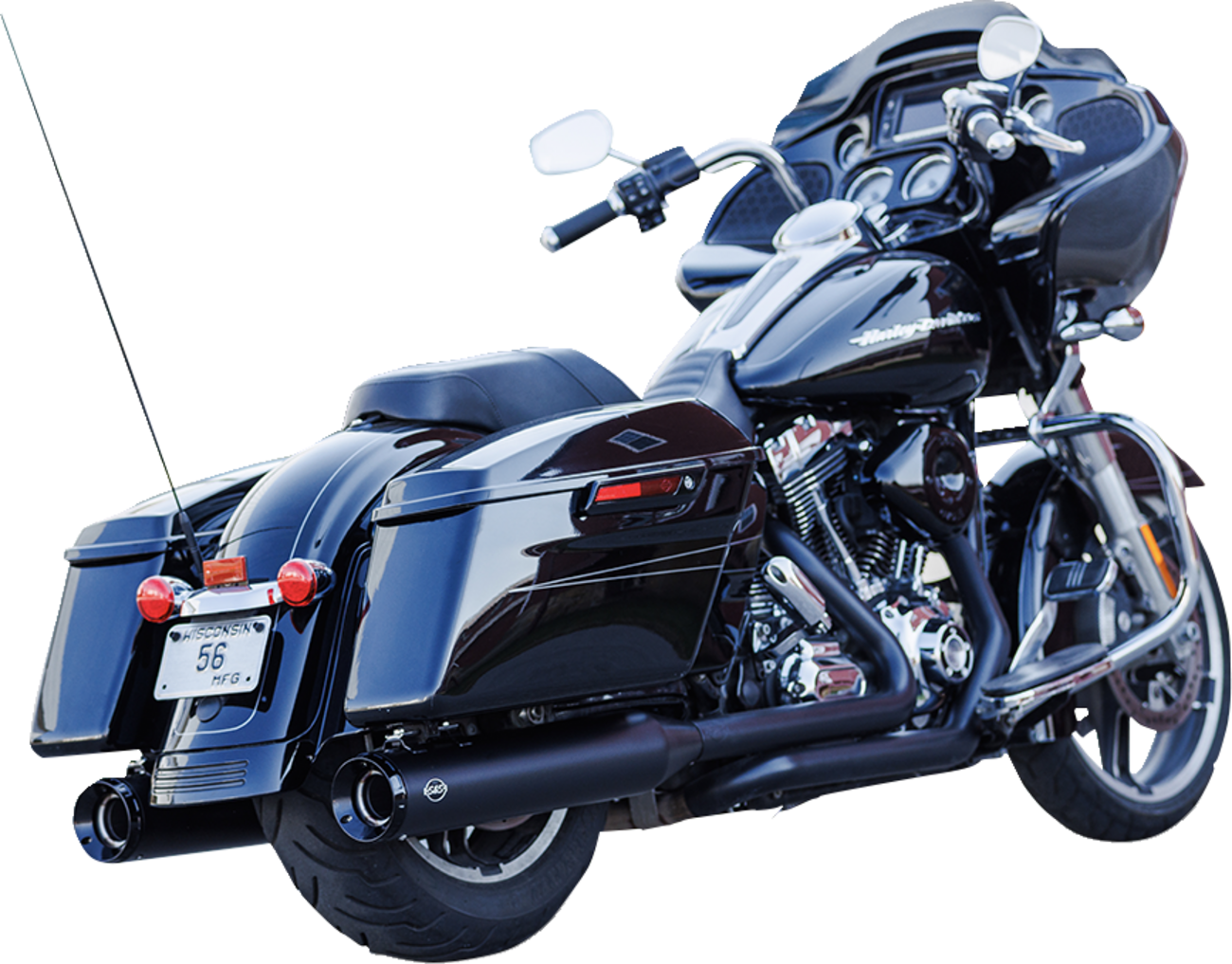 4-1/2" GNX Slip-On Mufflers | 4-1/2" GNX Slip-On Mufflers - Guardian Black