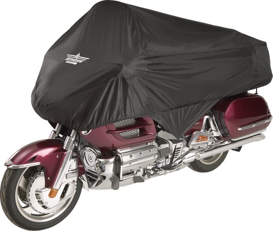 Classic Half Cover | Motorcycle Half Cover - Black